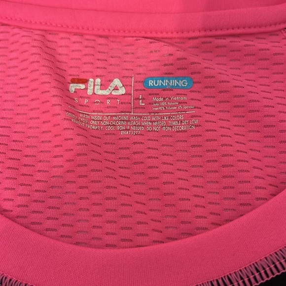 NIKE, FILA & AVIA Tops 2 Pink & 1 turquoise. Bundle of 3 Dri Fit tops. Sz large - Picture 11 of 14